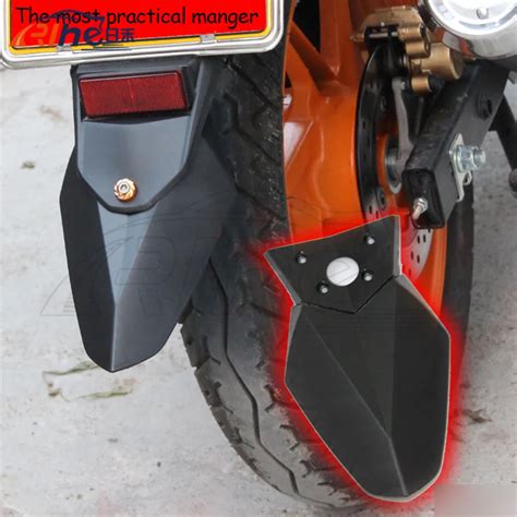 Latest Style Motorcycle Plastic Mudguard Fender Black Color