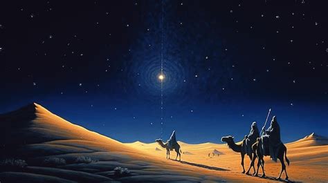 Premium AI Image Happy Epiphany Day Three Kings Day Christian Feast