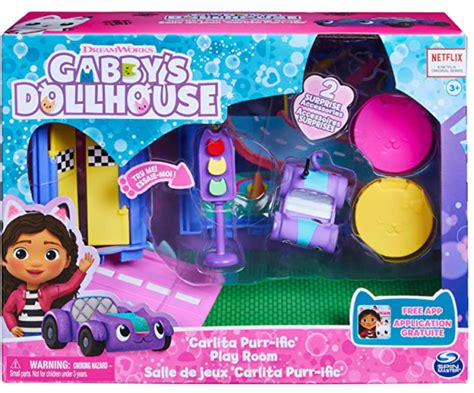 New Gabby S Dollhouse Carlita Purr Ific Play Room With Carlita Toy