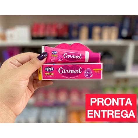 Carmed Fini Beijos Hidratante Gloss Labial G Shopee Brasil