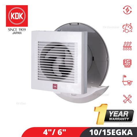 KDK 4 10EGKA 6 15EGKA EZ Fans Wall Mount Propeller Ventilating