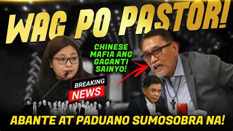 Makapanindig Balahibong Sinagot Ni Alice Gu Si Abante Paduano Castro