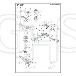 Husqvarna 520IHE3 Gear Housing GHS