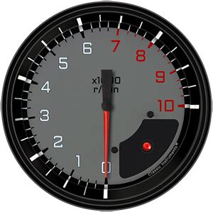 Classic Instruments Store Autocross Gray Tachometer