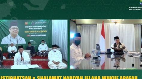 Airlangga Hartarto Gelar Indonesia Bersholawat Bareng Habib Syech Para