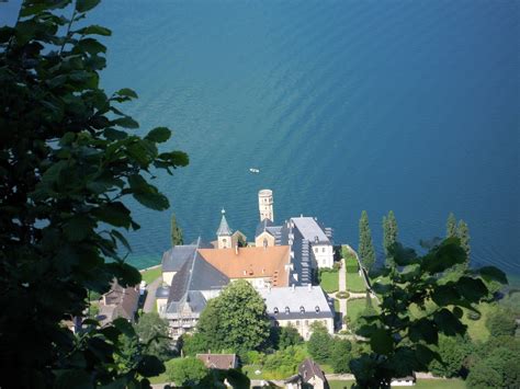 Hautecombe abbaye et lac du Bourget depuis le belvédère d Flickr