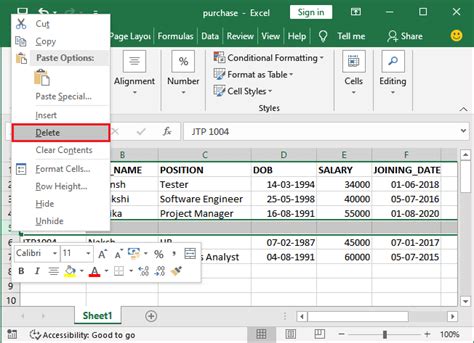 How To Delete Blank Rows In Excel Data Cleanup Free Online Tutorial