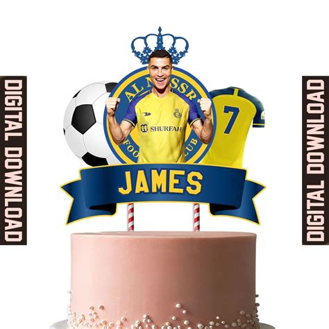 Cristiano Ronaldo Lionel Messi Edible Image Cake Topper Personalized