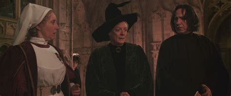 Hogwart S Nurse Professor Minerva Mcgonagall And Professor Severus Snape Harry Potter And The