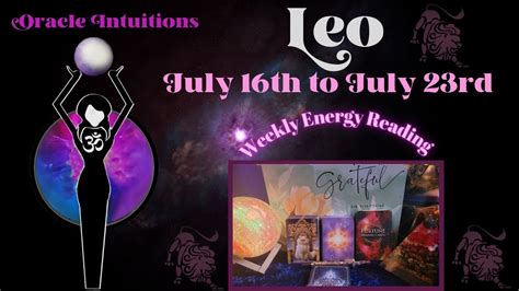 Leo ♌️ July 16th To July 23rd Transformation And Rebirth ⭐🙌💕 Leo