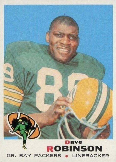 1969 Topps Dave Robinson 190 Football Vcp Price Guide