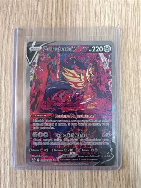 Carte Pokemon Zamazenta Gg Gg Full Art Ep E Et Bouclier Eb Fr