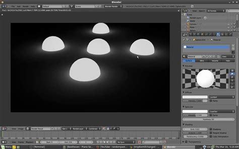 Quick Glow Effect Tutorial Blender 25 Beta Emit Indirect Lighting