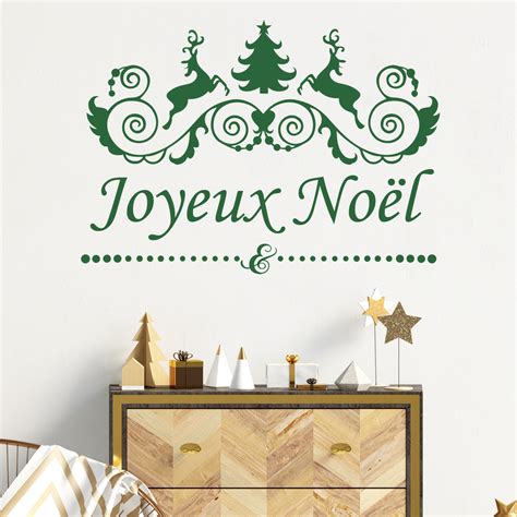 Sticker Noël sapin rennes joyeux noël Stickers STICKERS FÊTES