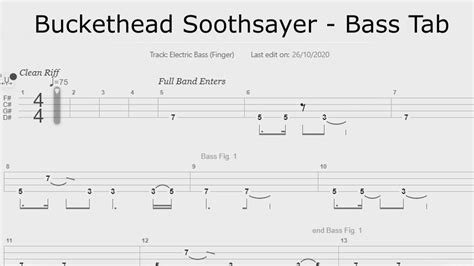 Buckethead Soothsayer Bass Tab YouTube