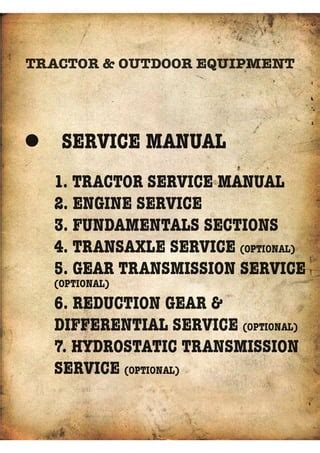 Kubota T Lawn Tractor Service Repair Manual Pdf