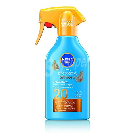 Nivea Nivea Sun Protege Y Broncea Protector Solar En Spray Pistola 20