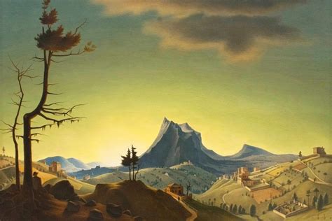 Evening Landscape By Franz Sedlacek By Franz Sedlacek Classic