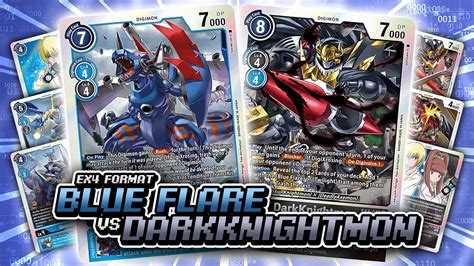 Blue Flare Vs DarkKnightmon Digimon Card Game EX4 English Format