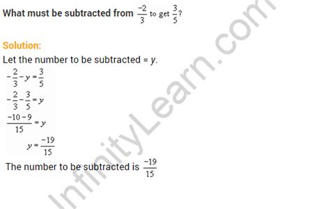 Rational Numbers Class Maths Extra Questions And Answers Chapter