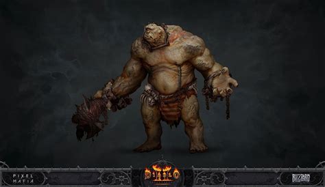 Blunderbore Concept Art From Diablo Ii Resurrected Concept Art