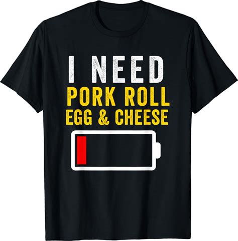 Pork Roll Egg And Cheese New Jersey Pride Nj Foodie Lover T Shirt