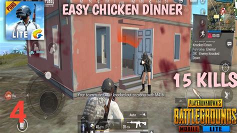 Easy Chicken Dinner Pubg Mobile Lite Kills Duo Vs Duo Gameplay