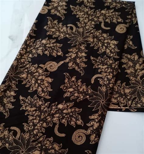 Kain Batik Meteran Bahan Baju Kain Batik Fashion Pekalongan Motif Daun