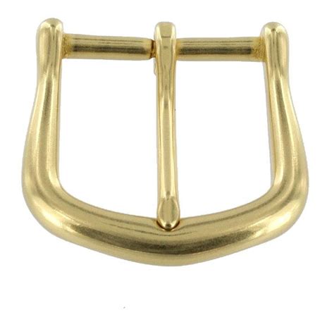 10174 Natural Brass Heel Bar Buckle Solid Brass Ll Multiple Sizes