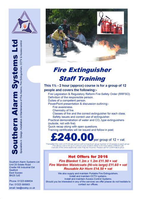 Fire Extinguishers Southern Alarm Systems Ltd