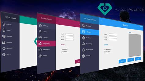 Winforms Gui Design Samples