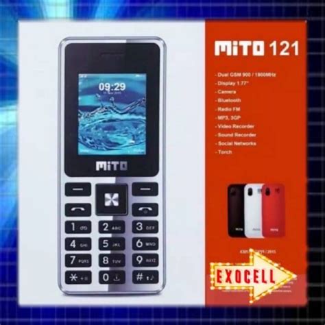 Jual MITO 121 HP Jadul GRS Resmi Cuci Gudang Shopee Indonesia