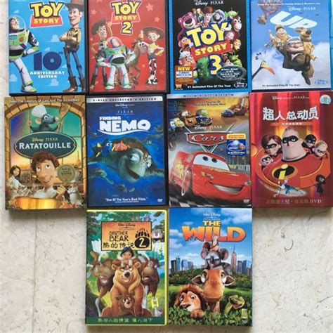 Disney Pixar Animation DVD BluRay Bundle Hobbies Toys Music Media