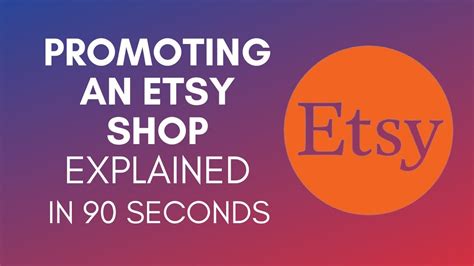 How To Promote Your Etsy Shop In 2024 Youtube