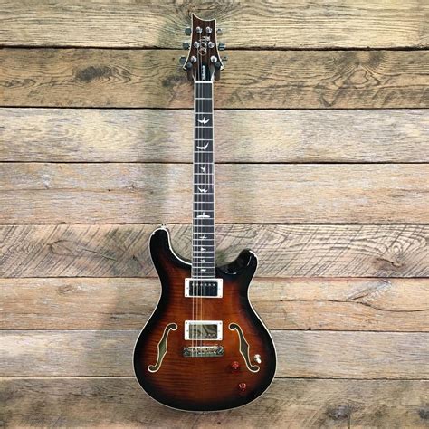 PRS SE Hollowbody II Black Gold Sunburst - 825362101062