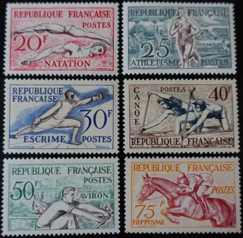 France Timbre Jeux Olympiques Helsinki N Neuf Luxe Mnh Eur