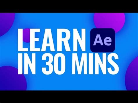 Learn After Effects In Minutes Beginner Tutorial Methodmotion