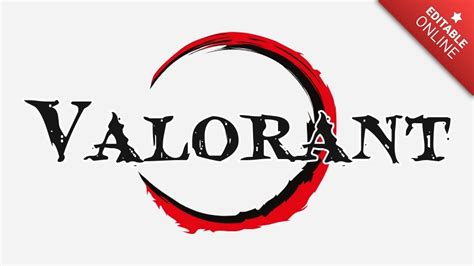 Valorant Demon Slayer Logo Editable Text Effect Generator