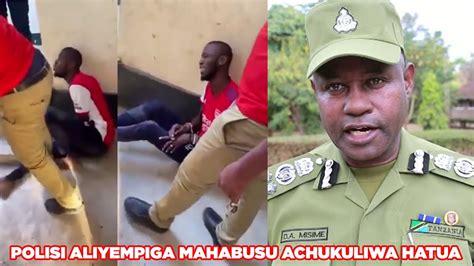 Polisi Aliyempiga Mhalifu Na Pingu Kituoni Awekwa Mahubusu Youtube