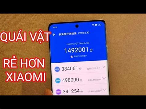 QUÁI VẬT realme GT NEO 6 SE SNAP 7 GEN3 màn LTPO CONG 6 000 NITS SẠC