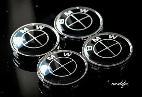 Modifix X Full Black Bmw Alloy Wheel Centre Hub Caps Covers Etsy