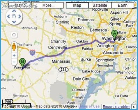 Warrenton Virginia Map - TravelsFinders.Com