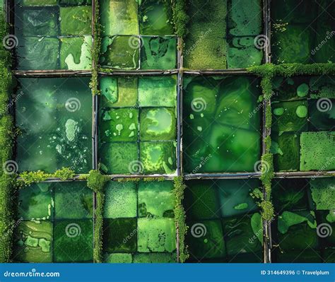 Algae Biofuel Farm Growing Algae In Huge Outdoor Ponds Demonstrates