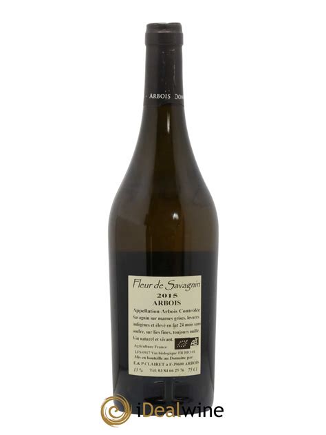 Buy Arbois Fleur De Savagnin Domaine De La Tournelle Lot