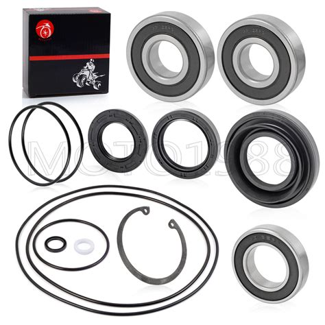 Rear Axle Wheel Brake Drum Bearing Seals Kit For Honda Foreman 450