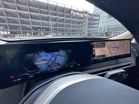 Carplay Fully Setup In Bmw Ix Mainscreen Cluster And Heads Up Display