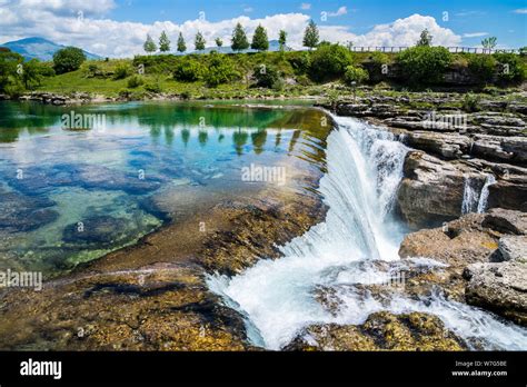 Montenegro Spectacular Waterfall In Podgorica Called Niagara Falls Of