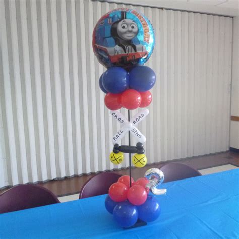 Rosielloons Train Birthday Theme Thomas Birthday Parties Thomas The Train Birthday Party