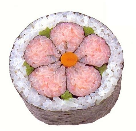 Sushi Flower Pretty Pinterest