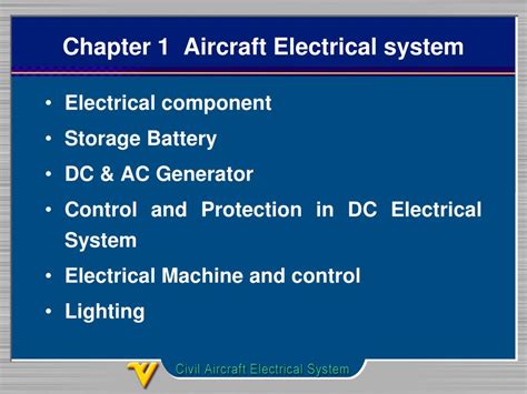 PPT - Chapter 1 Aircraft Electrical System PowerPoint Presentation ...